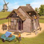 Wood House Construction Game 2.4 Mod Apk