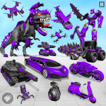 Dino Robot Car GameRobot Game 1.6 Mod Apk Unlimited Money