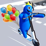 Rainbow monsters Scooter Taxi 1.3.4 Mod Apk Unlimited Money