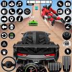 Flying Superhero Stunt Car 3D VARY Mod Apk Unlimited Money