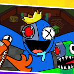 Rainbow Blue Monster Story 4 Mod Apk Unlimited Money