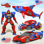 Shark Robot Car Transform Wars 1.5.6 Mod Apk Unlimited Money