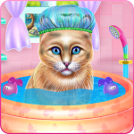 Kitty Spa and Feeding VARY Mod Apk Unlimited Money