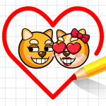 Connect Love Doge Draw Puzzle 0.0.4 Mod Apk Unlimited Money