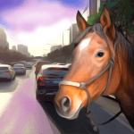 Horse Riding in Traffic 4.7 Mod Apk Unlimited Money