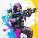 Paintball Attack 3D Color War 2.0.1 Mod Apk Unlimited Money