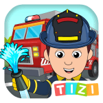 Tizi Town Kids Firetruck Games 1.3 Mod Apk Unlimited Money