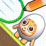 Draw To Crash Smash Egg Cat 1.2 Mod Apk Unlimited Money