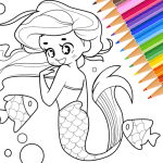 Mermaid ColoringMermaid games 1.3101 Mod Apk Unlimited Money