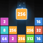 Drop Number Neon 2048 1.1.2 Mod Apk Unlimited Money