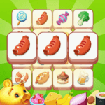 Food MatchTile Busters 1.0.18 Mod Apk Unlimited Money