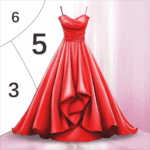 Gown Color by Number Book 1.0.4 Mod Apk Unlimited Money