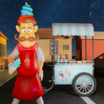 Ice Scream Scary Ice cream Man 0.5 Mod Apk Unlimited Money