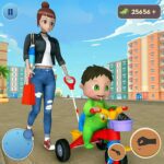 Anime Mother Single Mom Sim 3D 1.2 Mod Apk Unlimited Money