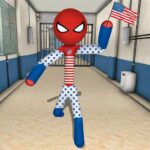 Spider Stick Hero Prison Break 1.2.0 Mod Apk (Unlimited Money)